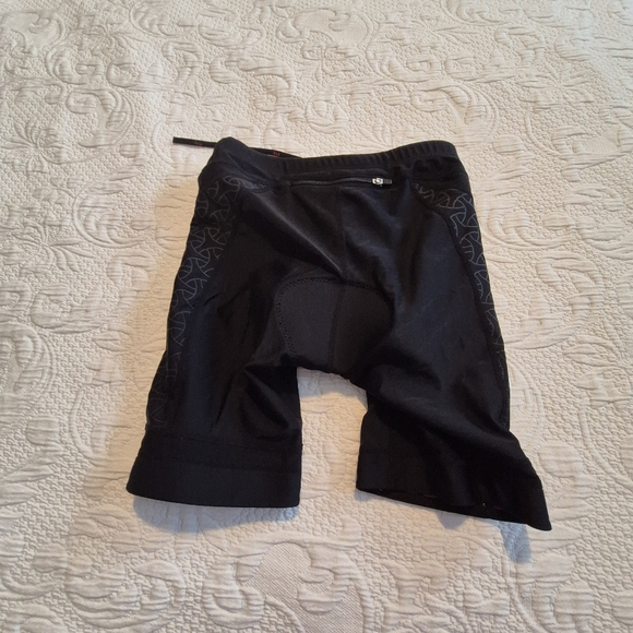 TYR 7" Competitor Series Triathlon Chamois Cycling Short black men's Small - Picture 2 of 5